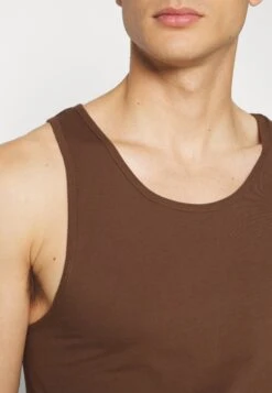 Pier One 3Pck Skin Tone Rib Vest- Hemd - Brown -mode 9f31fc2f68bd4a4785af045b430b1d83