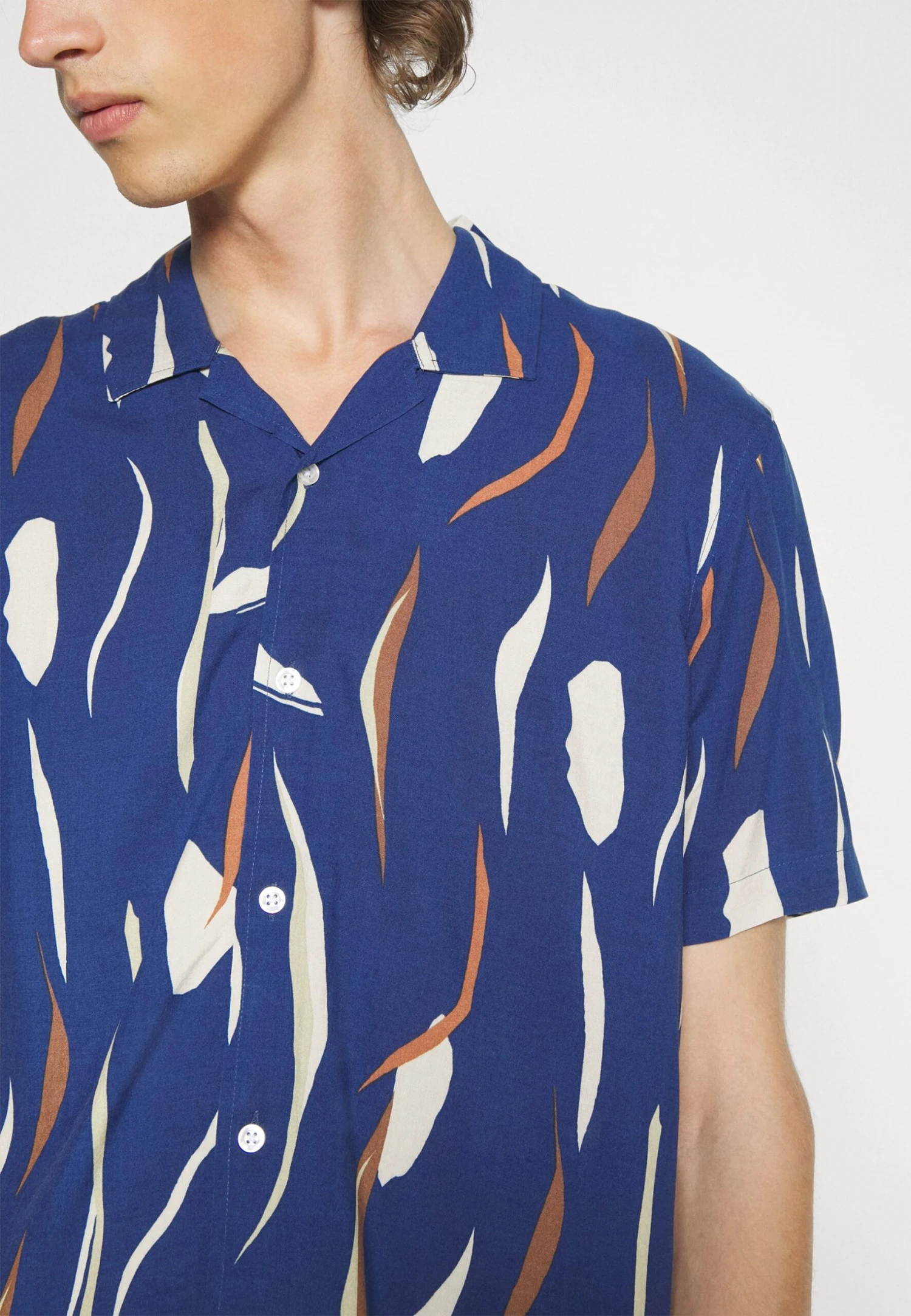 Pier One Contemporary Art Regular Resort- Overhemd - Blue 5 Pier One Contemporary Art Regular Resort- Overhemd - Blue - Afbeelding 5