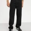Pier One Relaxed Fit Jeans - Black Denim