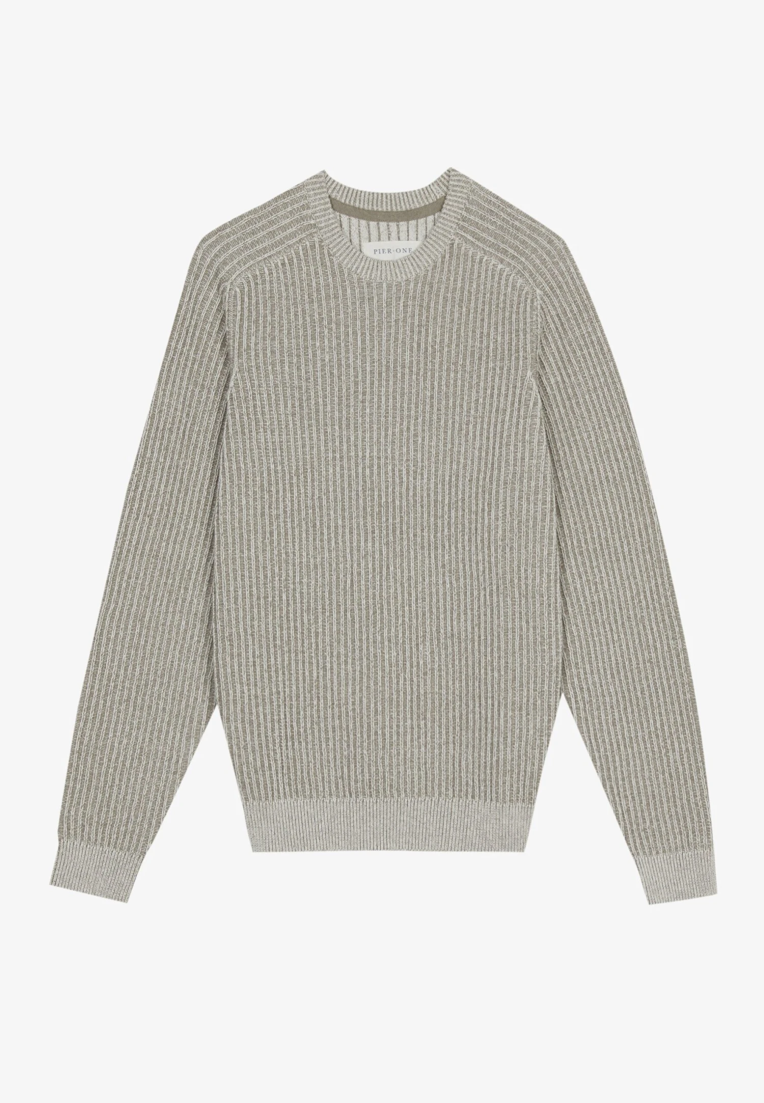 Pier One Trui - Mottled Light Grey 5 Pier One Trui - Mottled Light Grey - Afbeelding 5