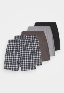 Pier One 5 Pack - Boxershort - Grey -mode abc2677e29204b66b44e246719f6eeb4