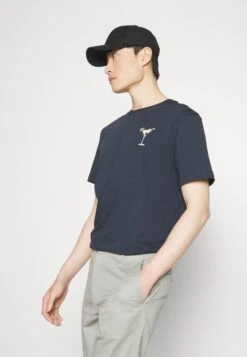 Pier One Cocktail Tee- T-Shirt Print - 503 - Dark Blue -mode adbe780c31874908a9c3280b742ae4db