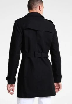 Pier One Trenchcoat - Black -mode b5078c2122bd4e41a79beda6055dff80