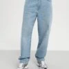 Pier One Relaxed Fit Jeans - Light Blue Denim