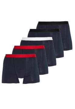 Pier One 5 Pack - Onderbroeken - Dark Blue/Red -mode ba6f2f15b66a486c8ed852722b2b6472