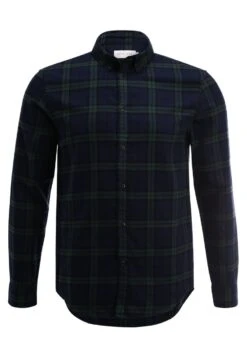 Pier One Overhemd - Green / Blue -mode bd94f2174248488990864d1e72e56a50