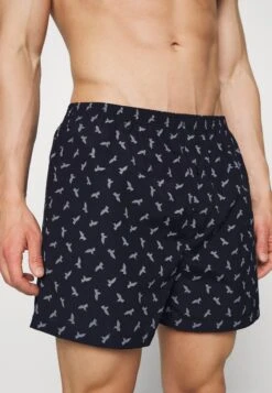 Pier One 5 Pack - Boxershort - Dark Blue/Bordeaux/ Blue -mode bf5b61022dd14e078114fe4139261cf8