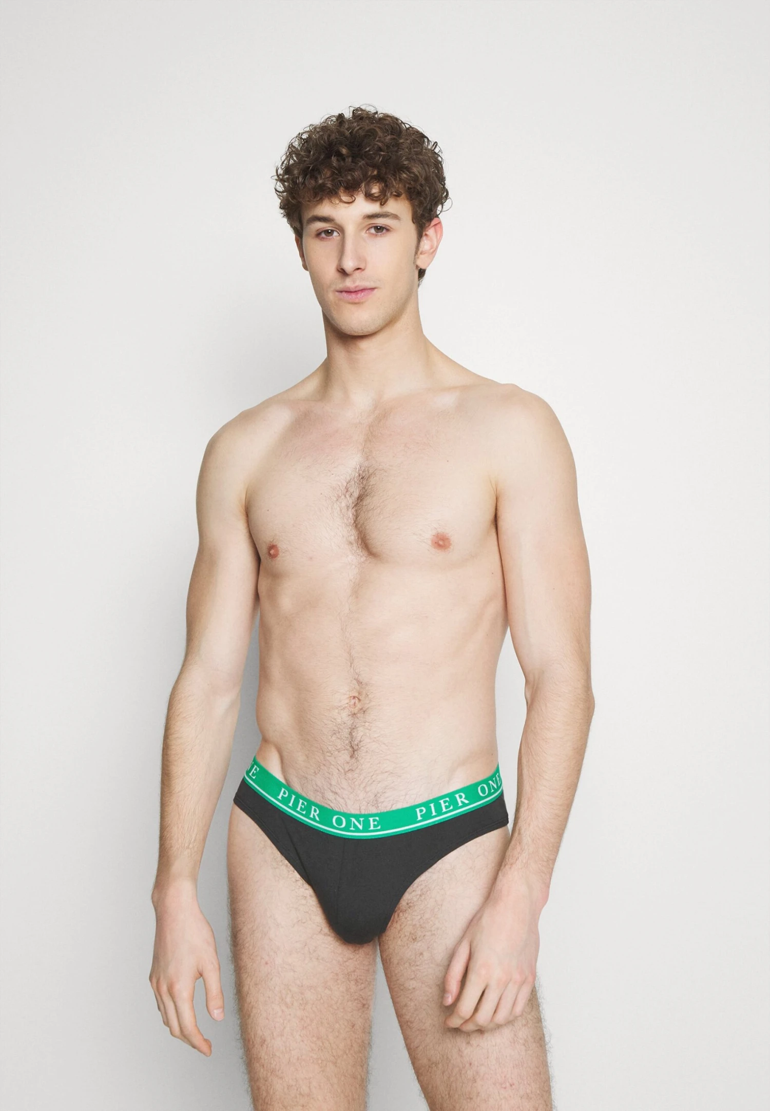 Pier One Branded Waistband Briefs 3 Pack - Slip - Black 3 Pier One Branded Waistband Briefs 3 Pack - Slip - Black - Afbeelding 3