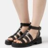 Pier One Leather - Sandalen - Black