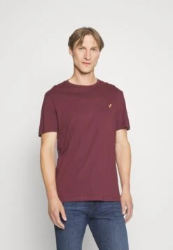 Pier One 5 Pack - T-Shirt Basic - Bordeaux/Dark Green/Dark Blue -mode e0b5d95cc3d041c9966f2b110e079408