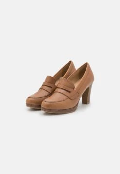 Pier One Leather- Klassieke Pumps - Cognac -mode e17d8d2073694eb883bc13a967c6343d