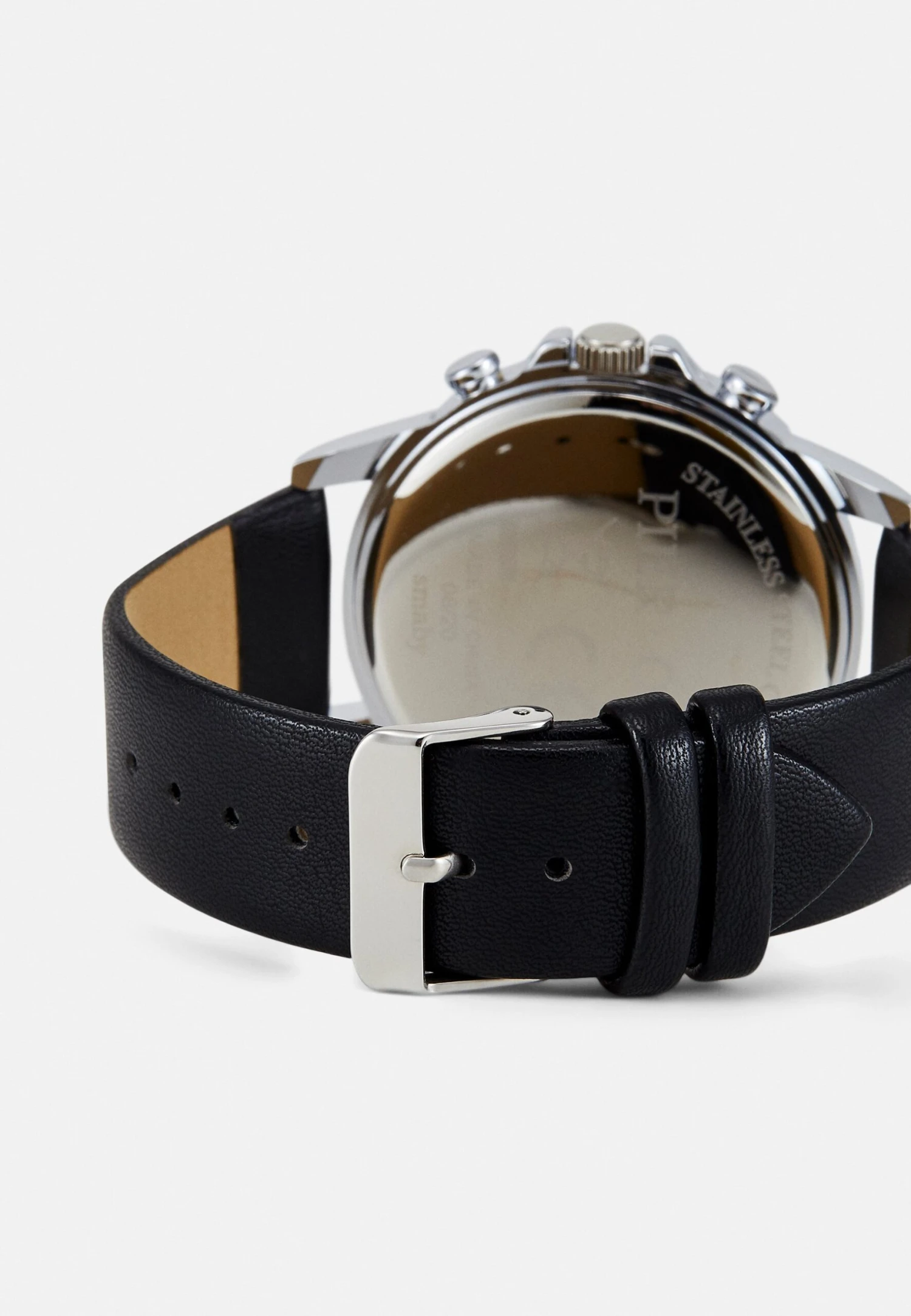 Pier One Horloge - Black/Silver-Coloured 2 Pier One Horloge - Black/Silver-Coloured - Afbeelding 2