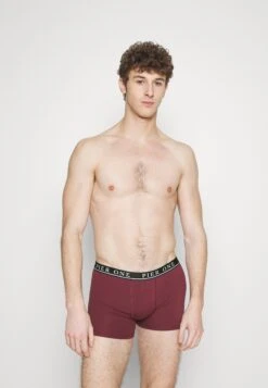 Pier One 5 Pack - Onderbroeken - Beige/Green/Bordeaux -mode e6d291a2721249bc8ba1cf0e09e3ab7d