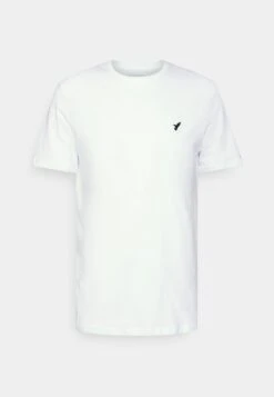 Pier One Unisex 5 Pack - T-Shirt Basic - White/Brown/Dark Blue -mode e7e6feca7abb486fb2811cf0ef59c0a9