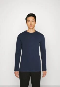 Pier One Longsleeve - Light Green/Beige/Dark Blue -mode ecfaf74aa6da4ede9653fbbe59f615fd