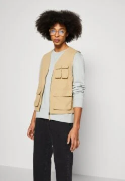 Pier One Bodywarmer - Tan -mode f195baee9fb6489dbaeb853180d004d6