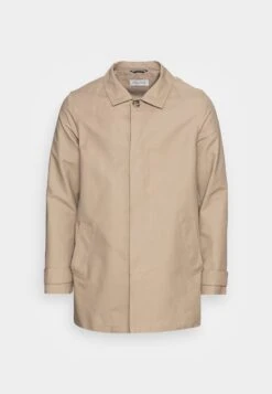 Pier One Commuter Coat- Halflange Jas - Tan -mode f31a8a30813e4c0dafda3e75f062c161