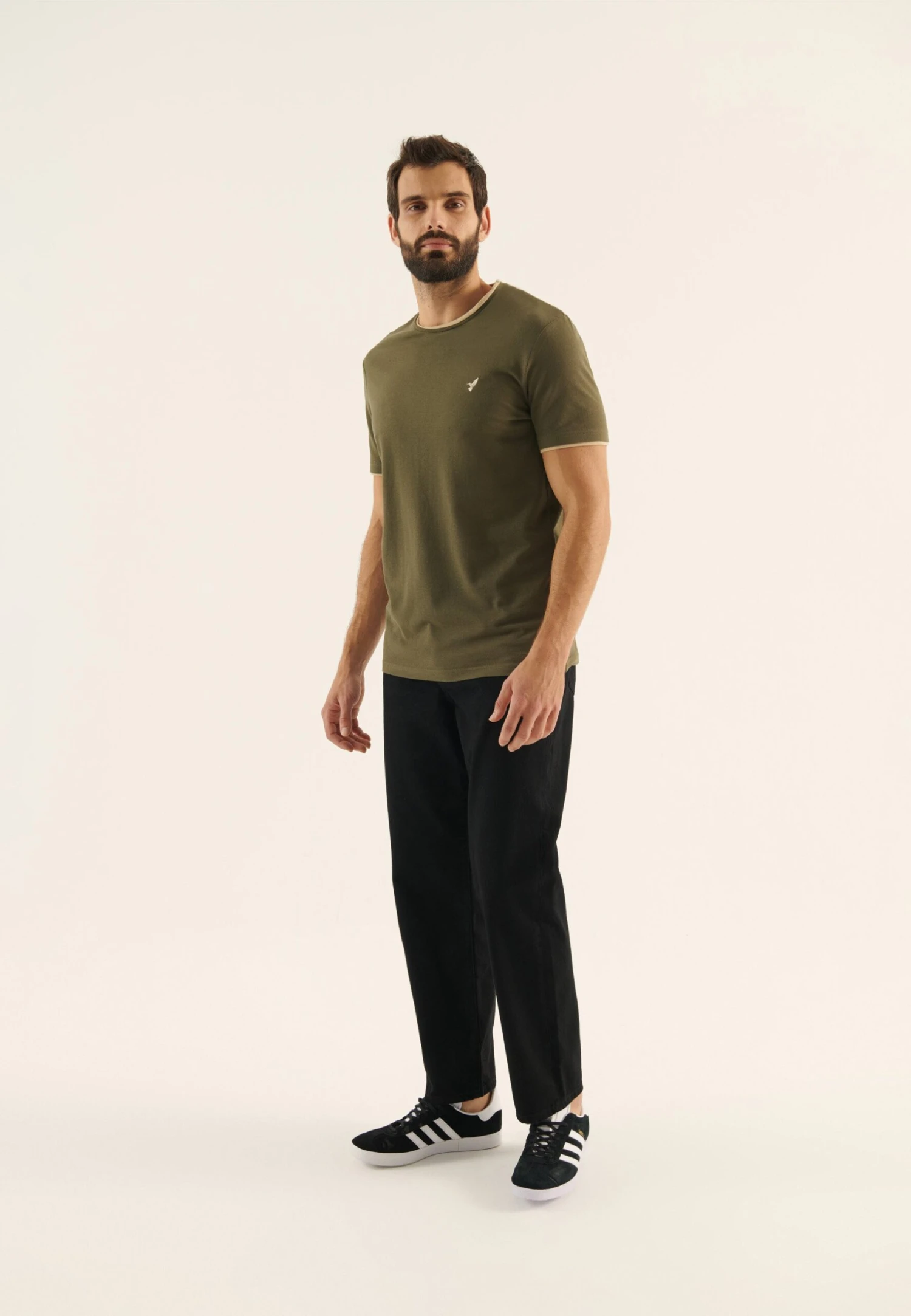 Pier One T-Shirt Basic - Olive 2 Pier One T-Shirt Basic - Olive - Afbeelding 2