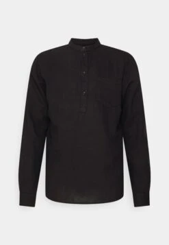 Pier One Linen Cotton Mix 2 Pack - Overhemd - White/Black -mode f5232f1e8c48481f89ee6709ae44e911