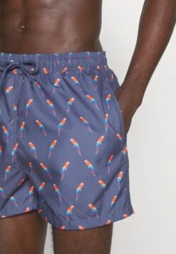 Pier One Zwemshorts - Dark Blue/Multi-Coloured -mode f5df0e665631444f8176e8f263e4353a