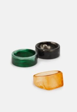 Pier One 3 Pack - Ring - Black/Green/Orange -mode fa3f2614c06648be9f9108cc78d74ab1
