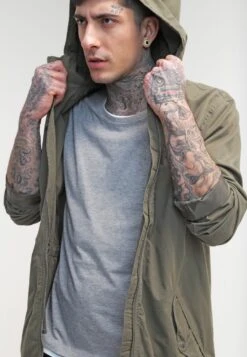 Pier One Parka - Khaki -mode ffa45efc2dcd46dca209c3efa063c7ea